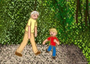 A Boy And An Old Man