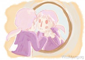 A Mirror and a Little Girl