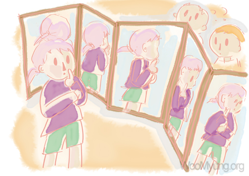 A Mirror and a Little Girl