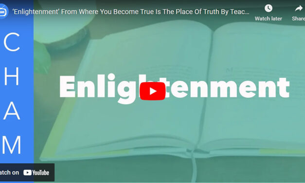 ‘Enlightenment’ From Where You Become True Is The Place Of Truth By Teacher Woo Myung